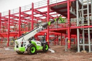 BAM welcomes hydrogen JCB loadall after site trial