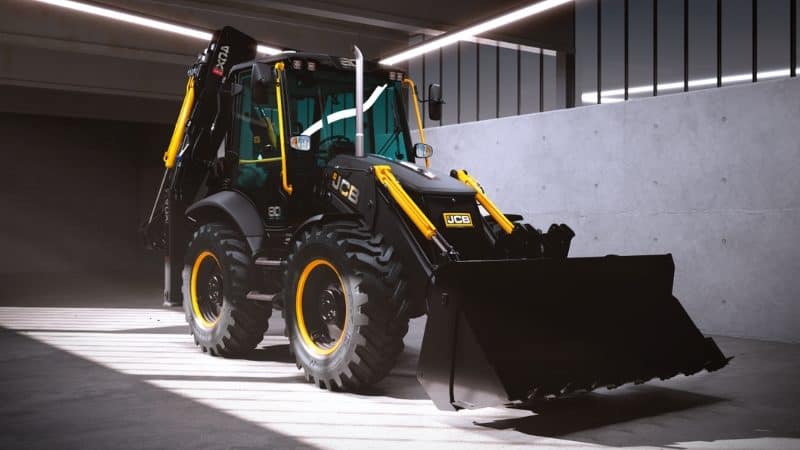 The limited edition JCB 4CX PRO Backhoe Loader